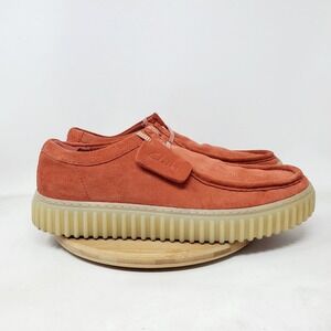 Clarks Torhill Lo Shoes Mens 11.5 Suede Leather Comfort Oxford Lace Up Low